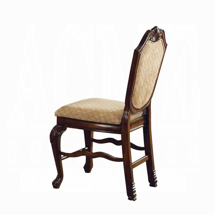 Chateau De Ville Fabric & Espresso Counter Height Chair - Furniture Now (CA)