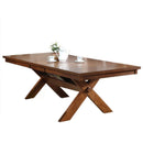 Acme Apollo Trestle Base Rectangular Dining Table in Walnut 70000 - Furniture Now (CA)