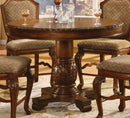 Acme Chateau De Ville Round Counter Height Pedestal Table in Cherry 04082 - Furniture Now (CA)