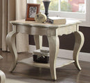 Acme Chelmsford End Table in Antique Taupe 86052 - Furniture Now (CA)