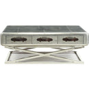 Acme Furniture Brancaster Coffee Table in Aluminum 83555 - Furniture Now (CA)