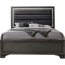 Acme Furniture Carine II King Panel Bed in Gray 26257EK - Furniture Now (CA)