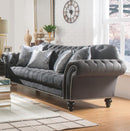 Acme Furniture Gaura Sofa in Dark Gray Velvet 53090 - Furniture Now (CA)