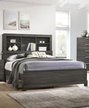 Acme Furniture Lantha Eastern King Panel Bed in Grey Oak 22027EK - Furniture Now (CA)