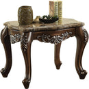 Acme Furniture Latisha End Table in Marble/Antique Oak 82147 - Furniture Now (CA)