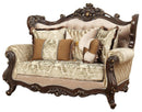 Acme Furniture Shalisa Loveseat with 5 Pillows in Walnut 51051 - Furniture Now (CA)