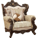 Acme Furniture Shalisa Chair with 2 Pillows in Walnut 51052 - Furniture Now (CA)