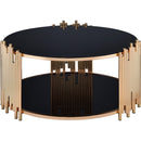 Acme Furniture Tanquin Coffee Table in Gold/Black 84490 - Furniture Now (CA)