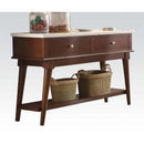 Acme Gasha Server in White/Walnut 72823 - Furniture Now (CA)