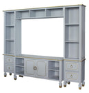 ACME House Marchese Entertainment Center with TV Stand in Pearl Gray 91990 - Furniture Now (CA)