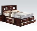 Acme Ireland King Storage Bed in Brown 21596EK - Furniture Now (CA)