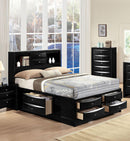Acme Ireland King Storage Bed in Black 21606EK - Furniture Now (CA)