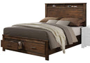 Acme Merrilee Queen Storage Bed in Oak 21680Q - Furniture Now (CA)