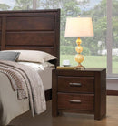 Acme Oberreit 2 Drawer Nightstand in Walnut 25793 - Furniture Now (CA)