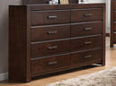 Acme Oberreit 8 Drawer Dresser in Walnut 25795 - Furniture Now (CA)