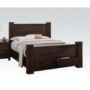 Acme Panang Queen Bed w/ Storage in Mahogany 23370Q - Furniture Now (CA)
