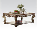 Acme Vendome Coffee Table in Gold Patina 83000 - Furniture Now (CA)