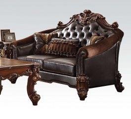 Acme Vendome Loveseat in Cherry 53131 - Furniture Now (CA)