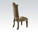 Acme Vendome Side Chair (Set of 2) in Gold Patina 63003 - Furniture Now (CA)