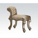 Acme Vendome Vanity Stool Gold Patina 23008 - Furniture Now (CA)
