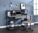 Amiel Faux Concrete & Black Desk - Furniture Now (CA)