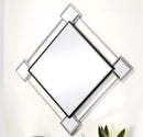 Asbury Mirrored & Chrome Accent Mirror (Wall) - Furniture Now (CA)