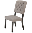 Bernard Fabric & Weathered Gray Oak Side Chair - Furniture Now (CA)