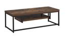 Bob Weathered Oak & Black TV Stand - Furniture Now (CA)