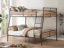 Brantley II Sandy Black & Dark Bronze Hand-Brushed Full XL/Queen Bunk Bed - Furniture Now (CA)