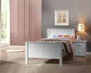 Bungalow White Twin Bed - Furniture Now (CA)