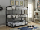 Cairo Sandy Black Bunk Bed (Triple Full) - Furniture Now (CA)