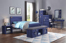 Cargo Blue Twin Bed - Furniture Now (CA)