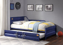 Cargo Blue Daybed & Trundle (Twin Size) - Furniture Now (CA)
