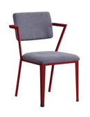Cargo Gray Fabric & Red Chair - Furniture Now (CA)