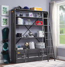 Cargo Gunmetal Bookshelf & Ladder - Furniture Now (CA)