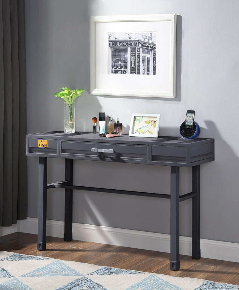 Cargo Gunmetal Vanity Desk - Furniture Now (CA)