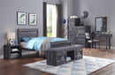 Cargo Gunmetal Twin Bed - Furniture Now (CA)