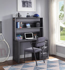 Cargo Gunmetal Desk & Hutch - Furniture Now (CA)