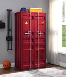 Cargo Red Wardrobe (Double Door) - Furniture Now (CA)