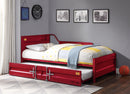 Cargo Red Daybed & Trundle (Twin Size) - Furniture Now (CA)
