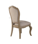 Chelmsford Beige Fabric & Antique Taupe Side Chair - Furniture Now (CA)