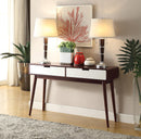 Christa Espresso & White Sofa Table - Furniture Now (CA)