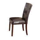 Danville Espresso PU & Walnut Side Chair - Furniture Now (CA)
