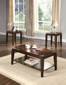 Docila Walnut Coffee/End Table Set (3Pc Pk) - Furniture Now (CA)