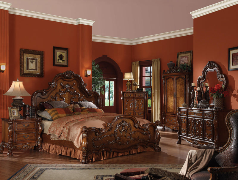 Dresden Cherry Oak Eastern King Bed - Furniture Now (CA)