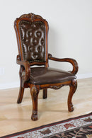 Dresden PU & Cherry Oak Office Chair - Furniture Now (CA)