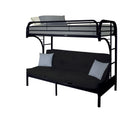 Eclipse Black Bunk Bed (Twin XL/Queen/Futon) - Furniture Now (CA)
