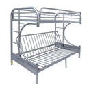 Eclipse Silver Bunk Bed (Twin/Full/Futon) - Furniture Now (CA)