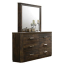 Elettra Rustic Walnut Mirror - Furniture Now (CA)