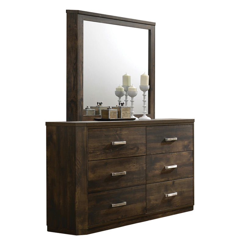 Elettra Rustic Walnut Mirror - Furniture Now (CA)